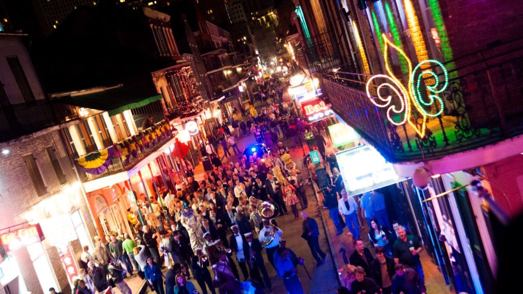 Mardi Gras And Bourbon Street A New Orleans Classic Bourbon Vieux Bourbon Vieux 